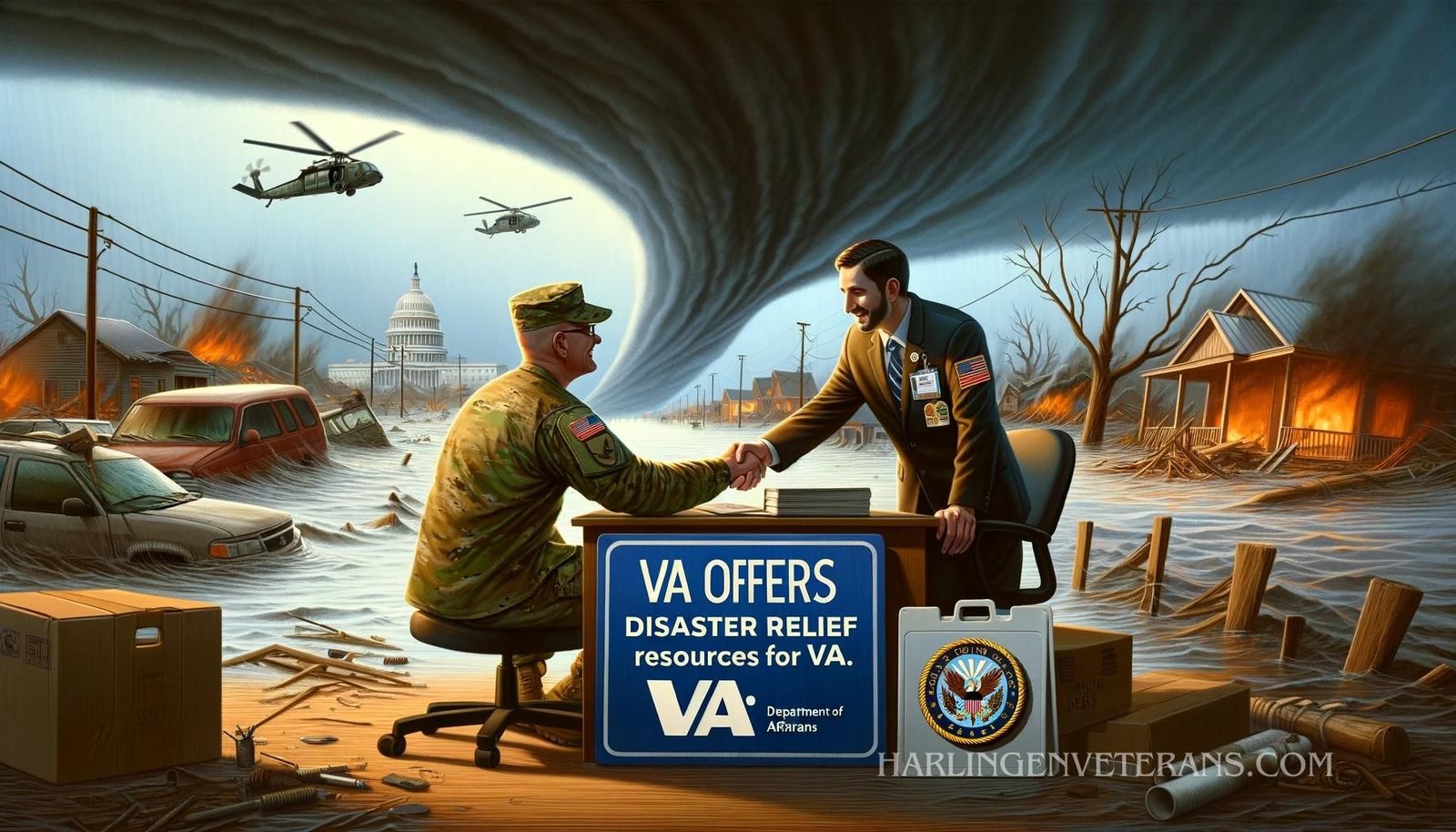 VA offers disaster relief resources for VA debts